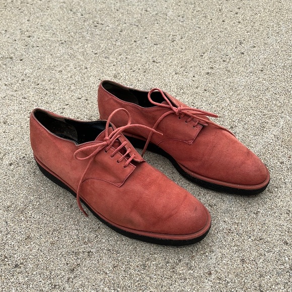 Shoes - Designer Red Suede shoes